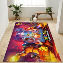 Mario Rabbids Kingdom Battle Rug  Custom Size And Printing