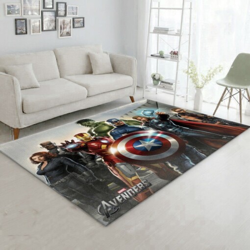 Marvel Avengers Rug  Custom Size And Printing