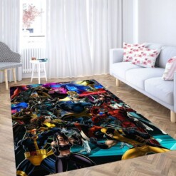 Marvel Comic Character Living Room Modern Carpet Rug