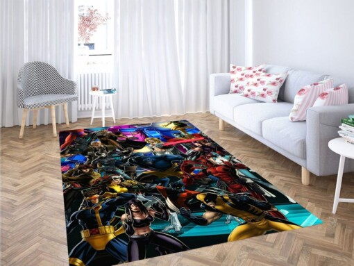 Marvel Comic Character Living Room Modern Carpet Rug