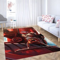 Marvel Comics Wallpaper Living Room Modern Carpet Rug