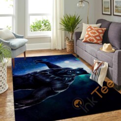 Marvel Superhero Black Panther Area Rug