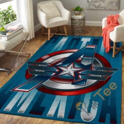 Marvel Superhero Captain America Area Rug