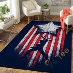 Marvel Superhero Captain America Area Rug