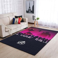 Marvel Superhero Rug  Custom Size And Printing