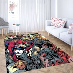 Marvel Superhero War Carpet Rug