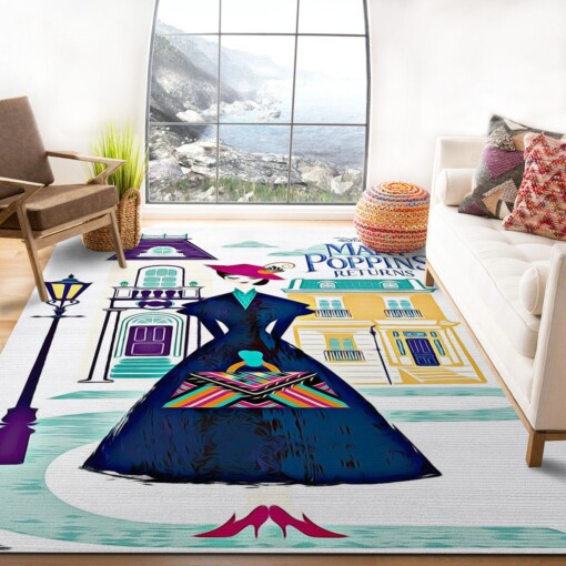 Mary Poppins Returns Rug  Custom Size And Printing