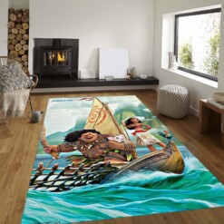 Maui Moana Rug  Custom Size And Printing