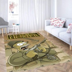 Medal Of Homer Carpet Rug