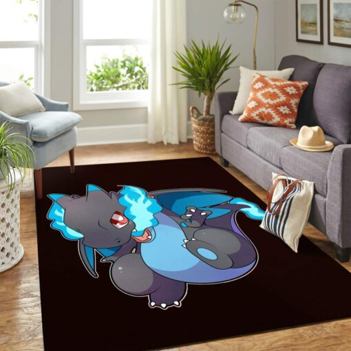 Mega Charizard X Chibi Carpet Floor Area Rug