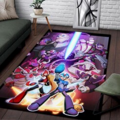 Mega Man Tribute Game On Rug