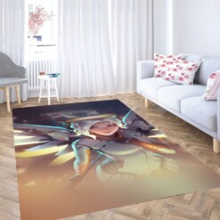 Mercy Overwatch Angel Healer Carpet Rug