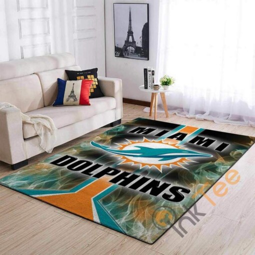 Miami Dolphins Area Rug
