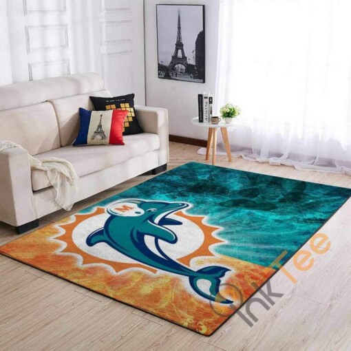 Miami Dolphins Area Rug