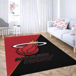 Miami Heat Wallpaper Living Room Modern Carpet Rug