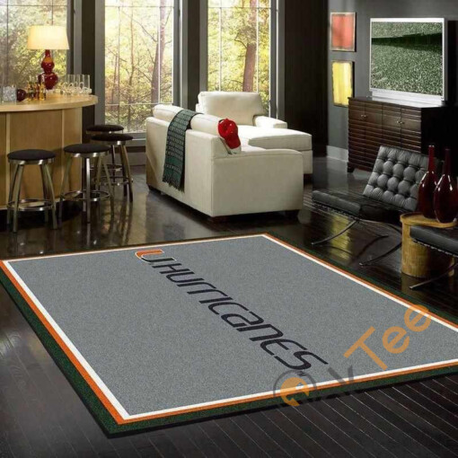 Miami Hurricanes Area Rug