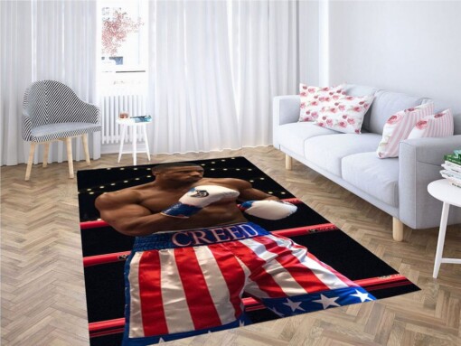 Michael B Jordan Creed Living Room Modern Carpet Rug