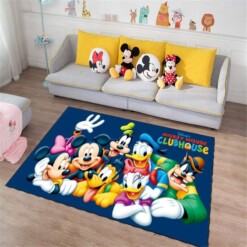 Mickey Disney Mouse Friends Decorative Floor Rug