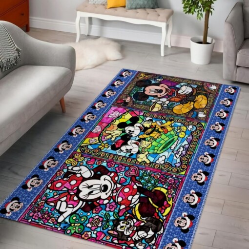 Mickey Minnie Disney Mouse Decorative Floor Rug