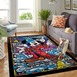 Mickey Mouse And Pluto Area Rug