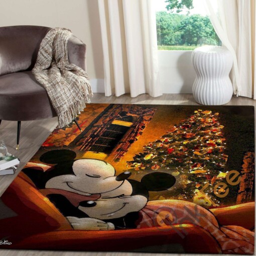 Mickey Mouse Christmas Rug