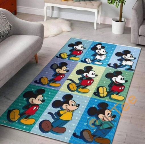Mickey Mouse Cute Disney Minnie Funny Magician Carpet Gift For Lovers Home Decoration Rug