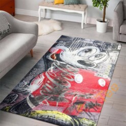 Mickey Mouse Disney Coloring World Rectangular Rug