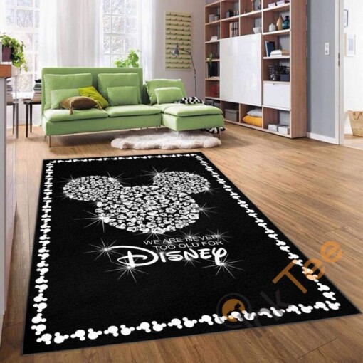 Mickey Mouse Disney For Living Room Kitchen Bedroom Lover Comfortable Soft Rug