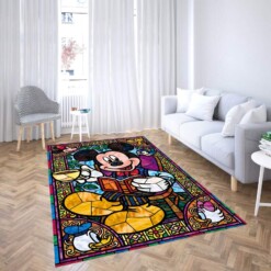 Mickey Mouse Disney Love Decorative Floor Rug