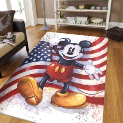 Mickey Mouse Disney Love Lover Decorative Floor Rug