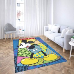 Mickey Mouse Disney Love Decorative Floor Rug