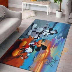 Mickey Mouse Disney Outdoor Living Room Bedroom Lover Rug