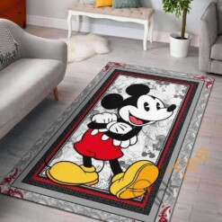 Mickey Mouse Disney Walt Cartoons Living Room Gift For Lover Rug