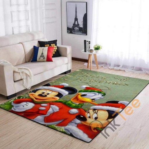 Mickey Mouse Dolnald Duck Area Rug