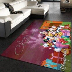 Mickey Mouse Family Rug  Custom Size And Printing