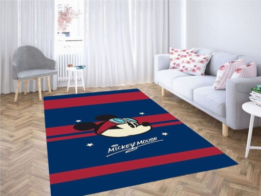 Mickey Mouse Living Room Modern Carpet Rug