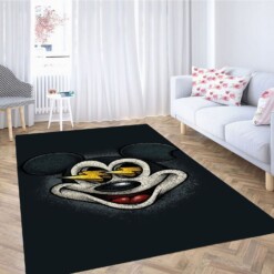 Mickey Mouse Lowbrow Carpet Rug