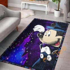 Mickey Mouse Magician Disney Carpet Mysterious Purple Gift For Lovers Rug