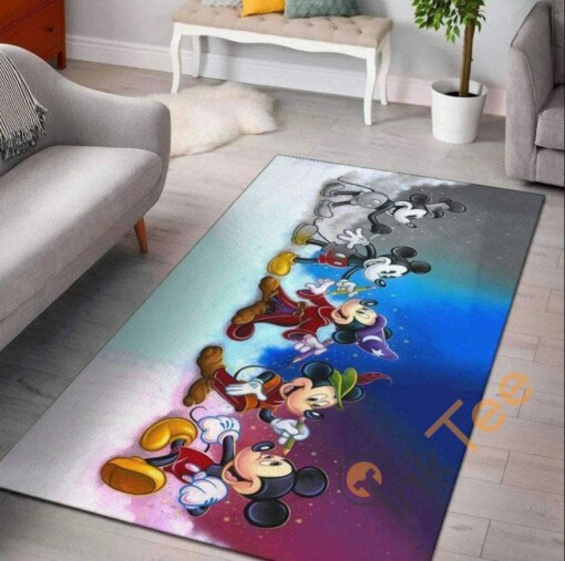 Mickey Mouse Once Upon A Time Vintage Rug