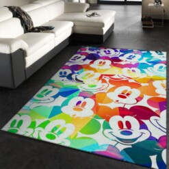 Mickey Mouse Rug  Custom Size And Printing