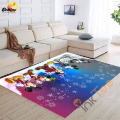 Mickey Mouse Vintage And Modern Bedroom Disney Lover Comfortable Soft Gift For Family Rug