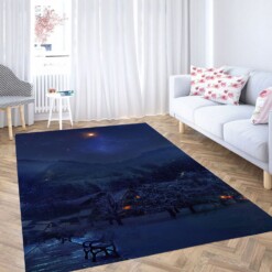 Midnight Iceland Carpet Rug