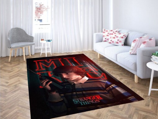 Mike Stranger Things Carpet Rug