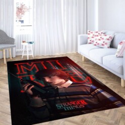 Mike Stranger Things Living Room Modern Carpet Rug