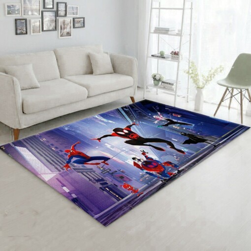 Miles Morales Spider Man Rug  Custom Size And Printing