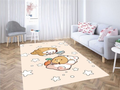 Milk And Mocha Bears Living Room Modern Carpet Rug
