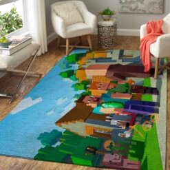 Minecraft Area Rug