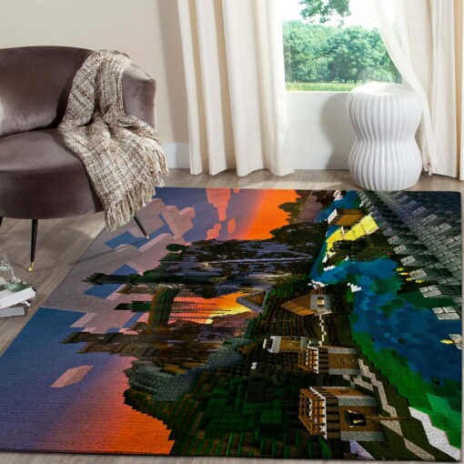 Minecraft Area Rug