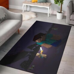 Minecraft Cosmos Rug  Custom Size And Printing