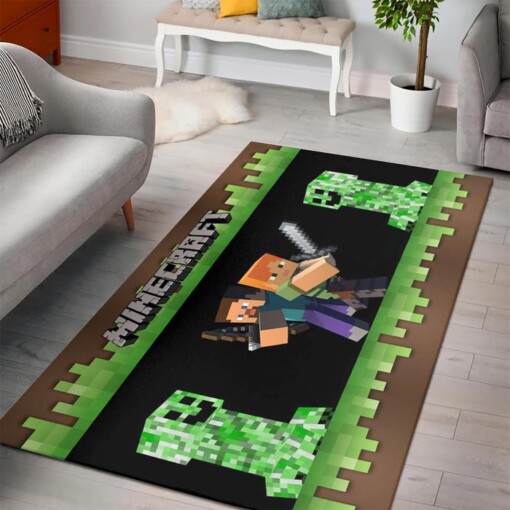 Minecraft Displate Rug  Custom Size And Printing